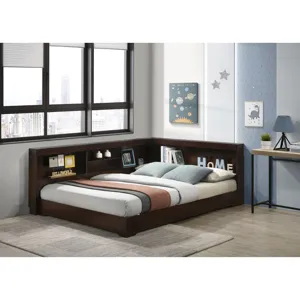 Sami Full Corner Bed in Espresso