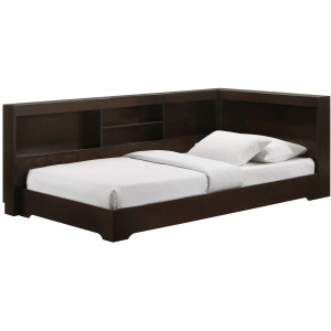 Sami Twin Corner Bed in Espresso