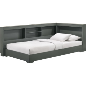 Sami Twin Corner Bed in Grey