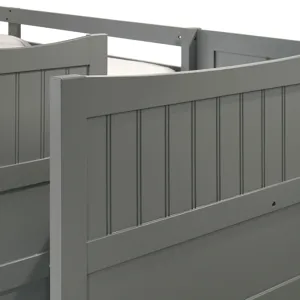 Sami Twin Over Twin Step Bunk with Right HB in Grey