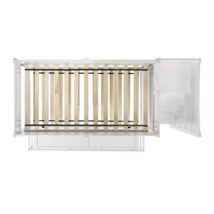 Sami Twin Over Full Step Bunk with Right HB in White