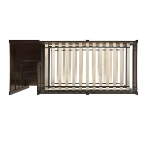 Sami Twin Over Twin Step Bunk with Left HB in Espresso