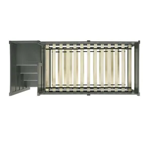 Sami Twin Over Twin Step Bunk with Left HB in Grey