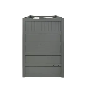 Sami Twin Over Twin Step Bunk with Left HB in Grey