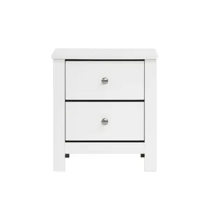 Sami Youth 2-Drawer Nightstand in White