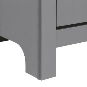 Sami Youth 2-Drawer Nightstand in Grey