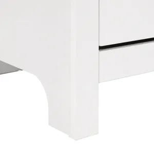 Sami Youth 2-Drawer Nightstand in White