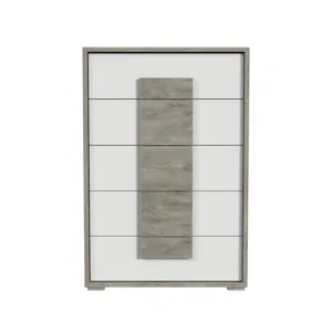 San Matteo 5-Drawer Chest in Dual Tone