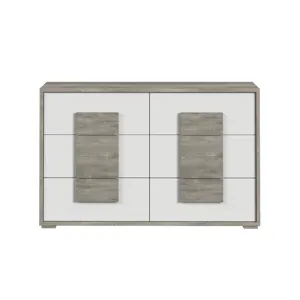 San Matteo 6-Drawer Dresser in Dual Tone