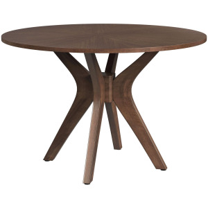 Santa Barbara Round Dining Table in Walnut