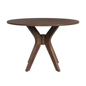 Santa Barbara Round Dining Table in Walnut