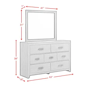 Sasha Dresser & Mirrow in Grey