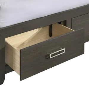 Sasha King Music Bed W/Led Light in Grey