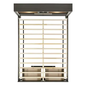 Sasha Queen Music Bed W/Led Light in Grey