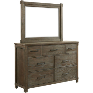 Scott 7-Drawer Dresser with Mirror Set
