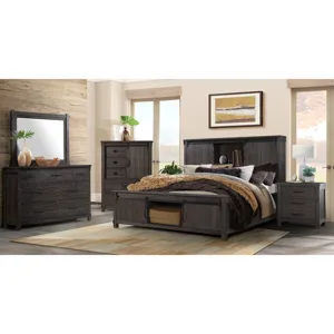 Scott Nightstand W/USB Dark Finish