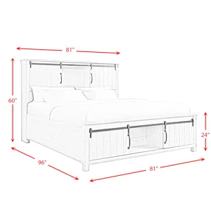 Scott King Platform Storage Bed