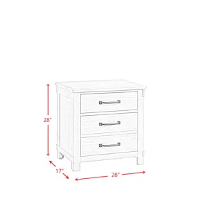 Scott Nightstand W/USB Dark Finish