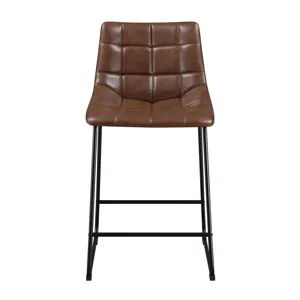 Seth 25\" Distressed Cappuccino Counter Stool (2 Per Carton)