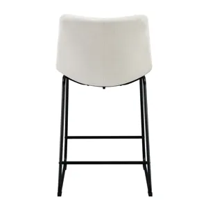 Seth 25\" Linen White Counter Stool (2 Per Carton)