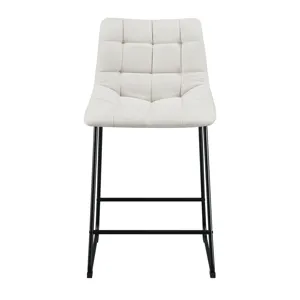 Seth 25\" Linen White Counter Stool (2 Per Carton)