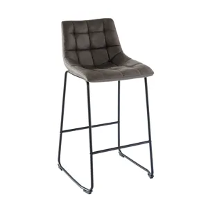 Seth ( QSD6099-5B) 30\" Grey Bar Stool (2 Per Carton)