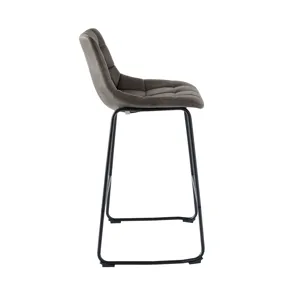 Seth ( QSD6099-5B) 30\" Grey Bar Stool (2 Per Carton)