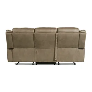 Sorrento Motion Sofa with Dropdown in T101 Brown
