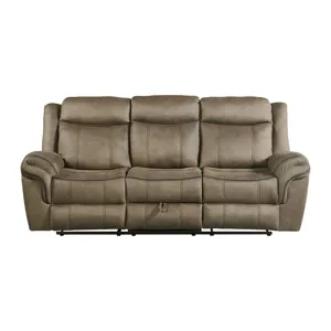 Sorrento Motion Sofa with Dropdown in T101 Brown