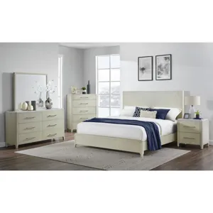 South Beach 5-Drawer Chest in Almond White
