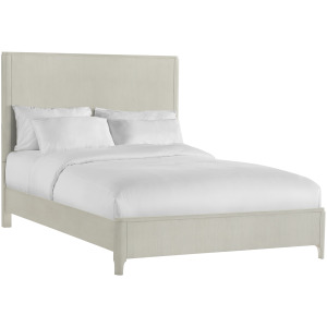 South Beach Queen Bed in Almond White