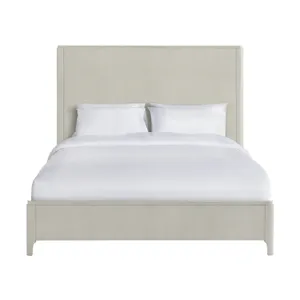South Beach Queen Bed in Almond White