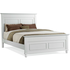 Spencer King Bed White