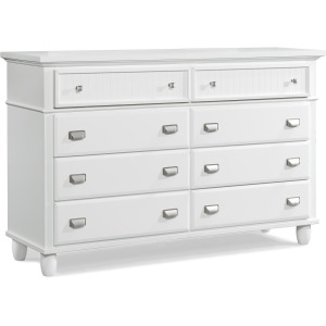 Spencer Dresser & Mirror White