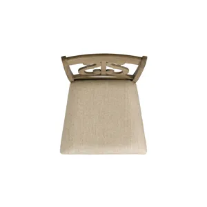 Stone Counter Wooden Swirl Back Side Chair Grey (2 Per Pack)