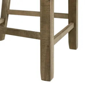 Stone Counter Wooden Swirl Back Side Chair Grey (2 Per Pack)