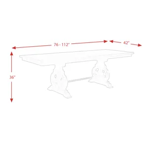 Stone Counter Height Dining Table