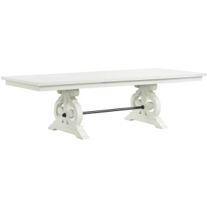 Stone Dining Table in White