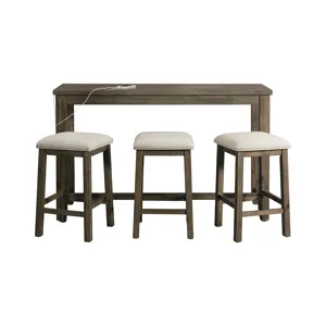 Stone Occasional Bar Table Pack Gray