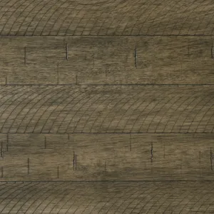 Stone Occasional Round Side Table With Pu Base Gray Finish