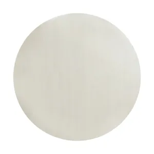 Stone Round Dining Table W/PU Base in White