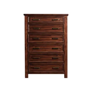 Sullivan 6-Drawer Chest in Rich Cherry