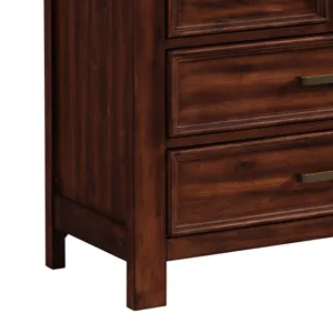 Sullivan Dresser and Mirror Set in Rich Cherry