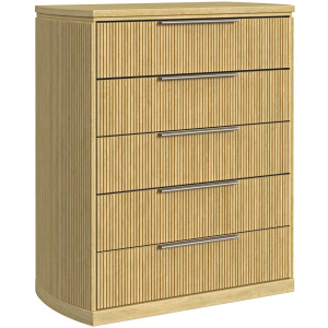 Sylvie 5-Drawer Chest in Natural