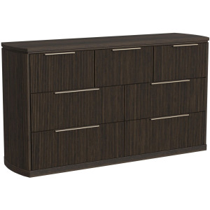 SYLVIE BROWN 7 DRAWER DRESSER