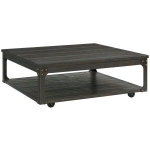 Factory Square Coffee Table Grey