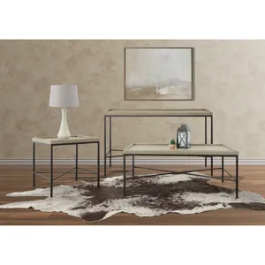 Timesch Sofa Table with MDF Top in Natural