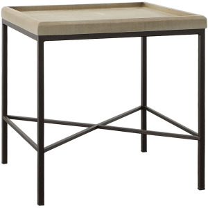 Timesch End Table with MDF Top in Natural