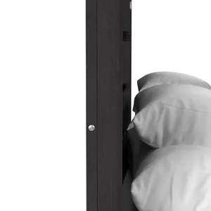 Tobias Queen Bed with LED in Black
