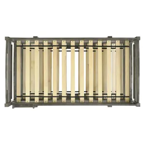 Trey Triple Twin Bunk in Grey Wire Brushed